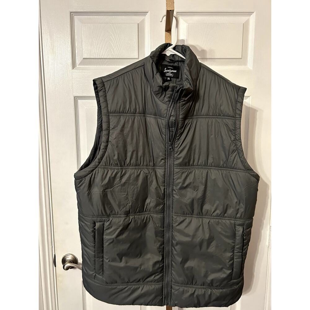 The Journeyman Bag Co. Puffer Vest, Gray, 3XL